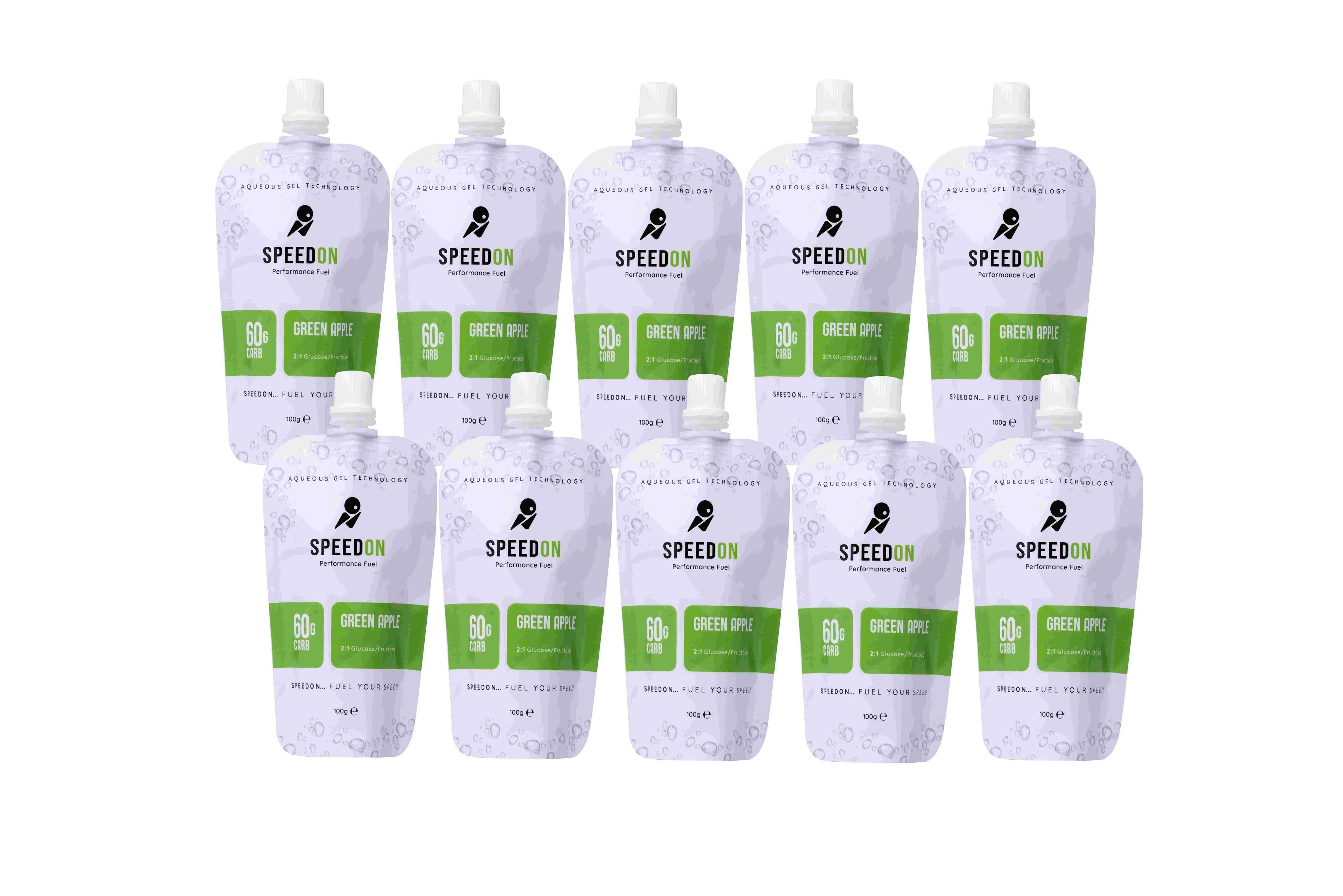 SpeedON Green Apple Gel - 10 pack (60g)