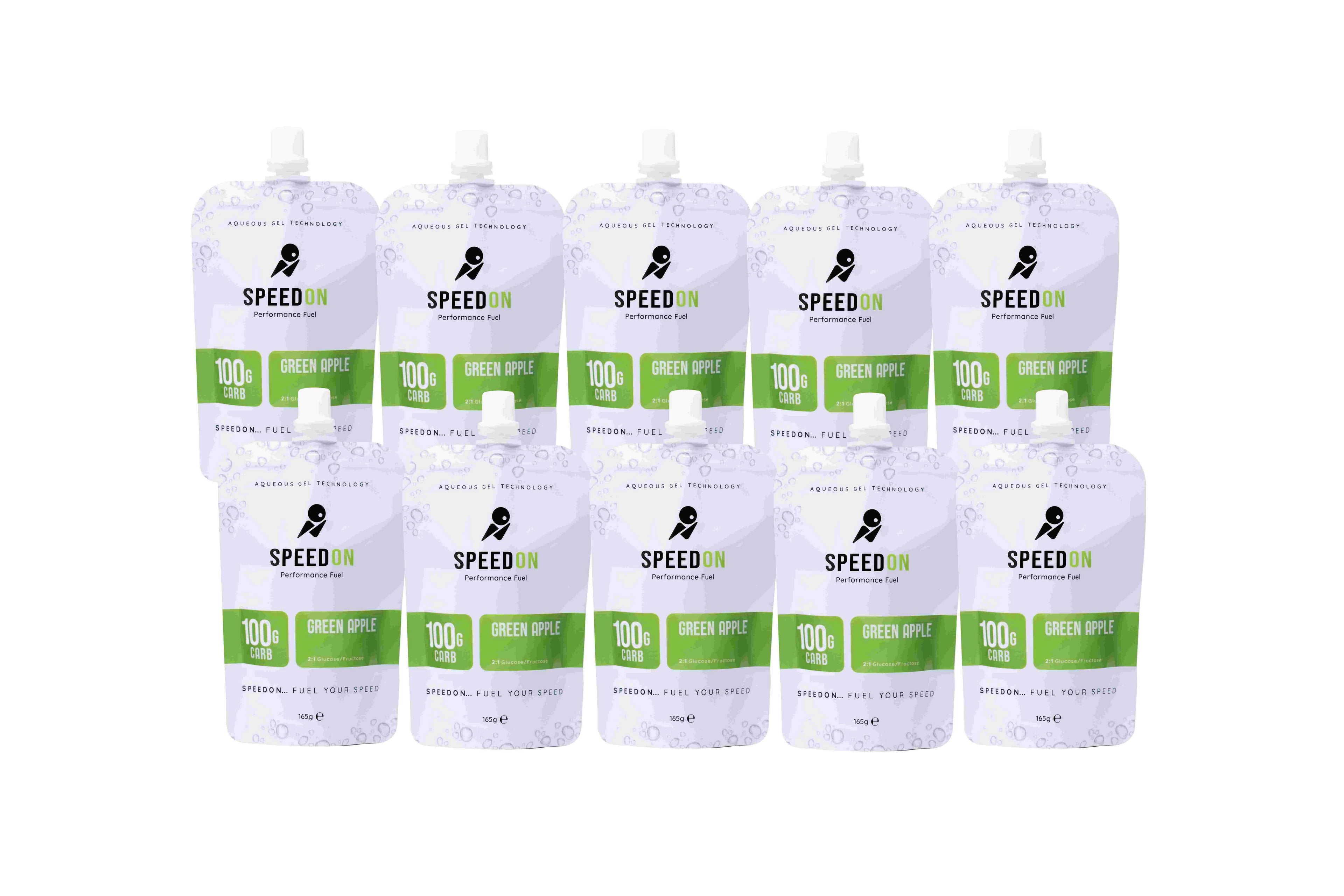 SpeedON Green Apple Gel - 10 pack (100g)