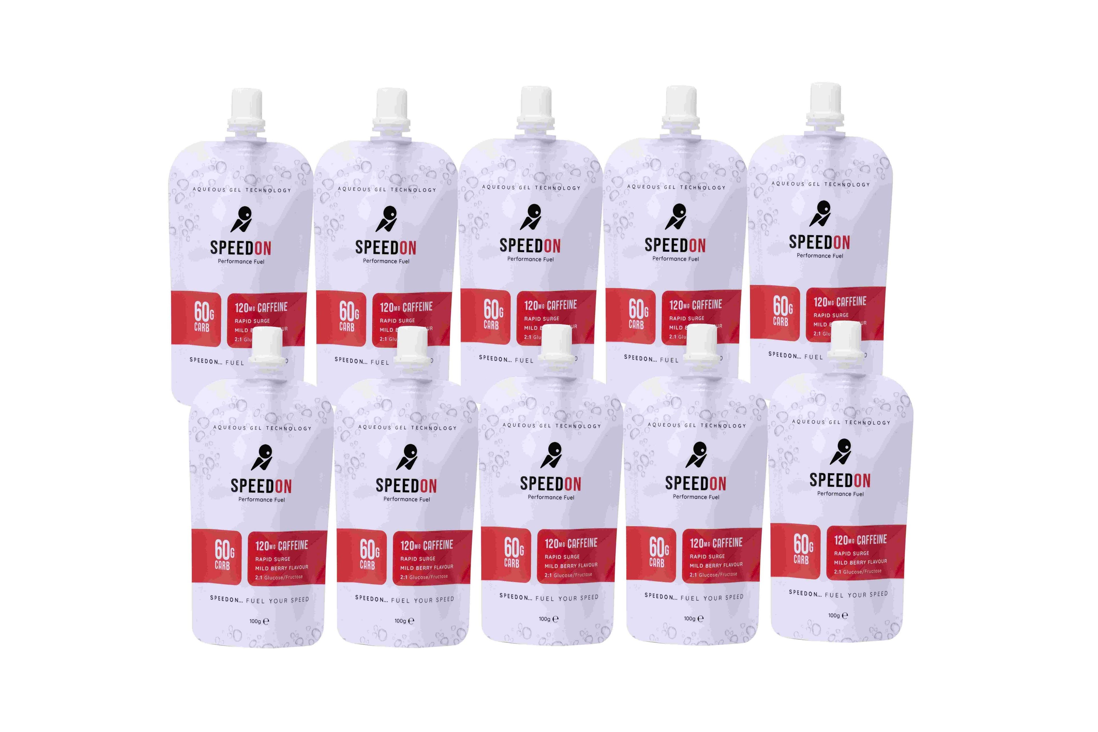 SpeedON Mild Berry Caffeinated - 10 pack (60g)