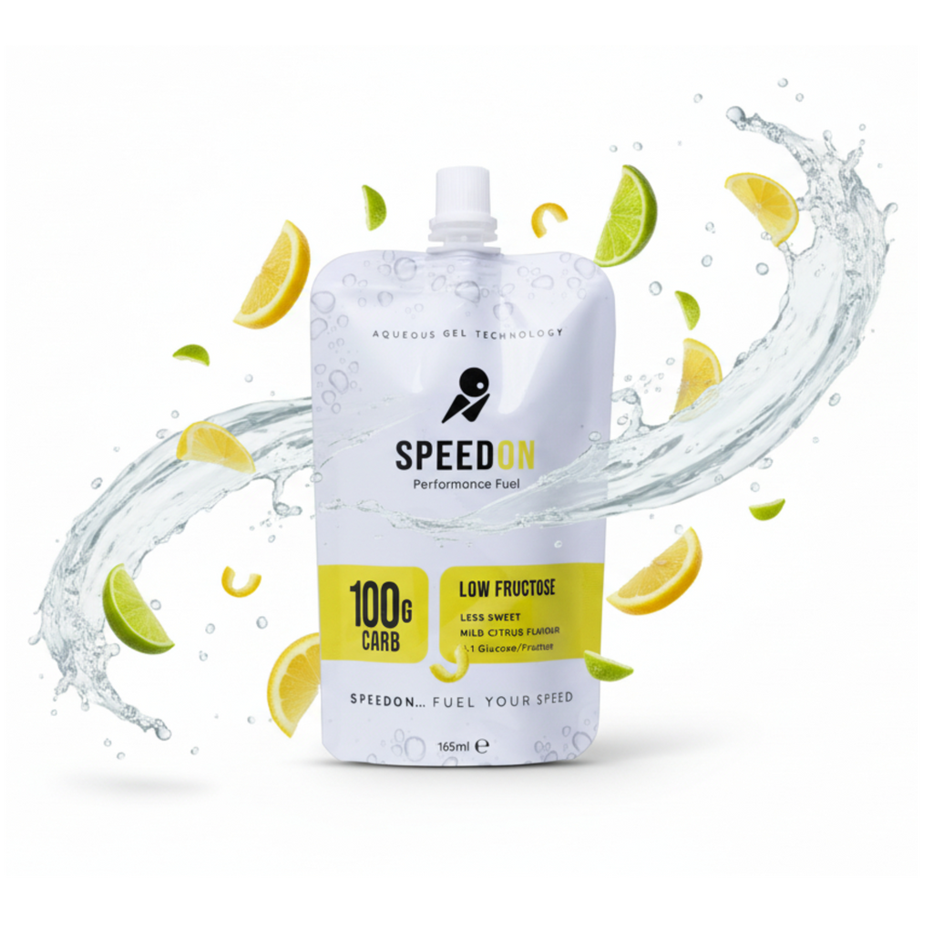 SpeedON Mild Citrus Low Fructose gel — front