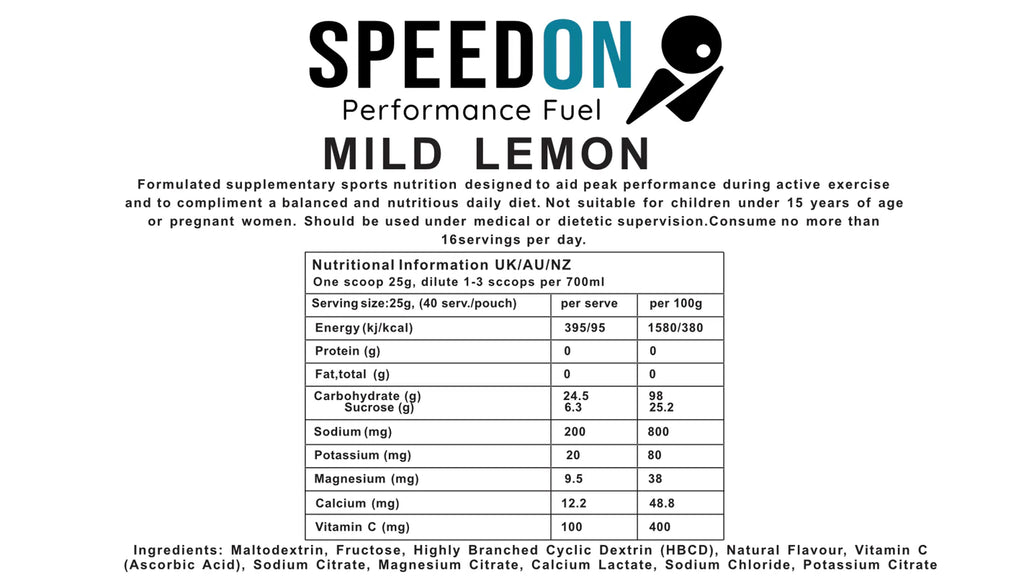 SpeednON Drink Mix Mild Lemon
