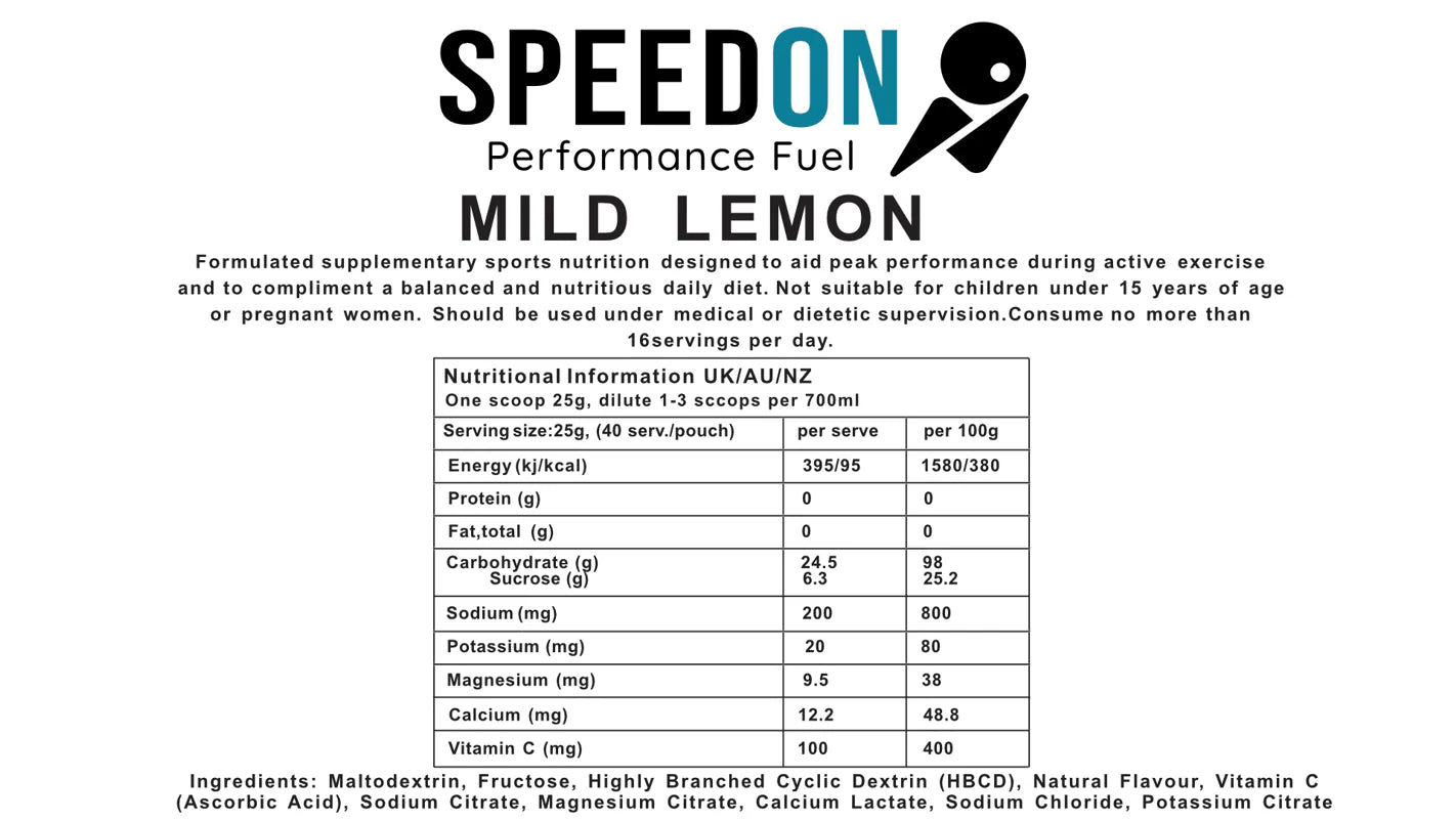 SpeednON Drink Mix Mild Lemon