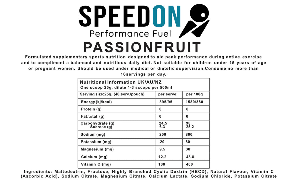 SpeednON Drink Mix Passionfruit
