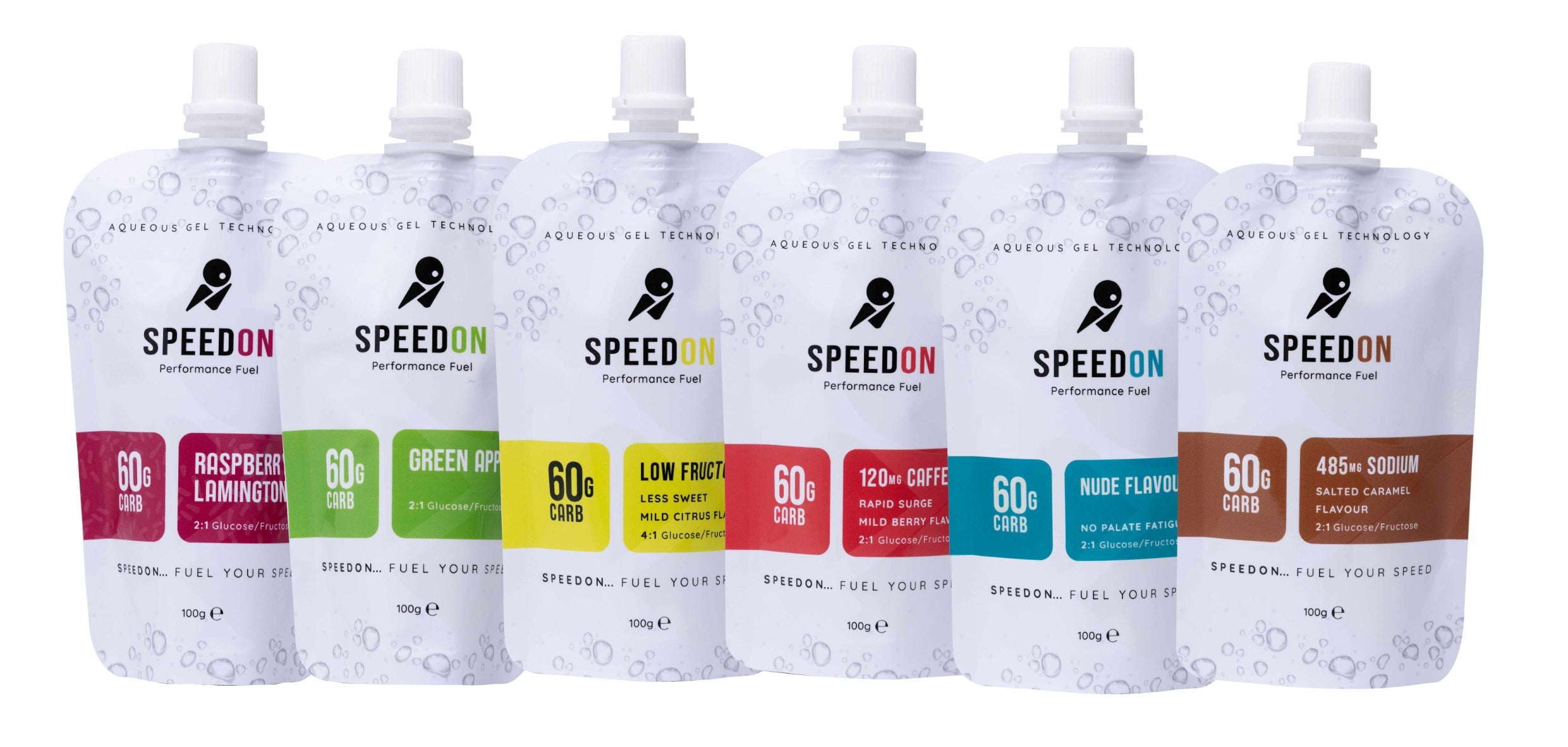 SpeedON Variety Pack 6x60g gels